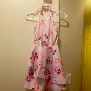 Halter floral dress